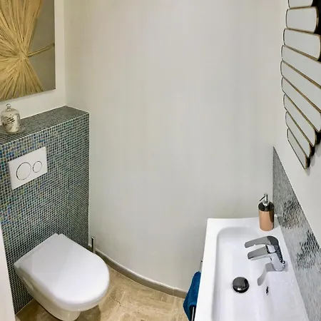 דירה 1 Bdr Awesome Sea View & Swimming Pool וילפראנש-סור-מר